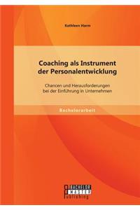 Coaching als Instrument der Personalentwicklung