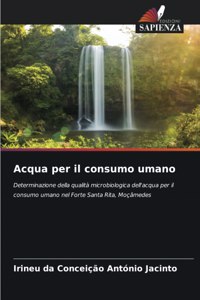Acqua per il consumo umano