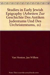 Studies in Early Jewish Epigraphy