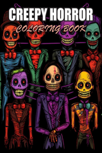 Creepy Horror Coloring Book for Adults