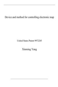 Device and method for controlling electronic map