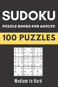 Sudoku Puzzle Books for Adults Medium to Hard