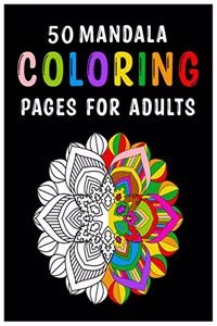50 Mandala Coloring Pages for Adults