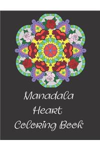 Mandala Hearts Coloring Book