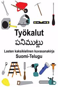 Suomi-Telugu Työkalut Lasten kaksikielinen kuvasanakirja