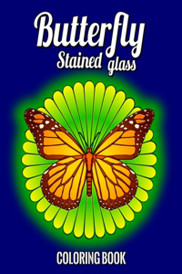 Butterfly Stained Glass Coloring Book