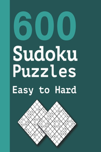 600 Sudoku Puzzles Easy to Hard