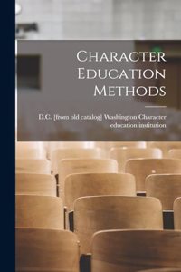 Character Education Methods