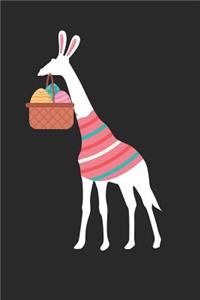 Easter Notebook - Easter Giraffe Journal - Easter Gift for Animal Lover - Giraffe Diary