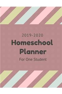 2019-2020 Homeschool Planner for One Student