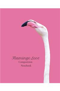 Flamingo Love Composition Notebook
