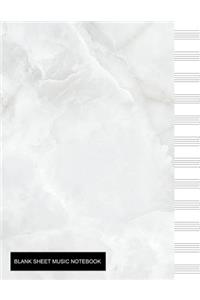 Blank Sheet Music Notebook