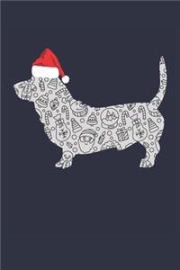 Christmas Gift for Basset Hound Lovers - Basset Hound Notebook - Basset Hound Journal
