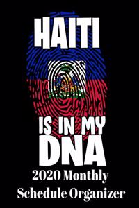 Haiti Is In My DNA 2020 Monthly Schedule Organizer