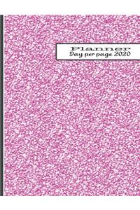 Day per page planner 2020
