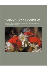 Publication (Volume 20)