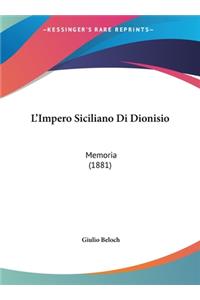 L'Impero Siciliano Di Dionisio