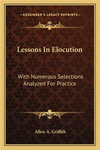 Lessons in Elocution