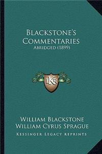 Blackstone's Commentaries
