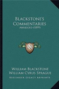 Blackstone's Commentaries