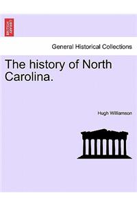 The History of North Carolina. Vol. II