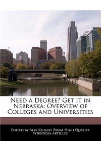 Need a Degree? Get It in Nebraska
