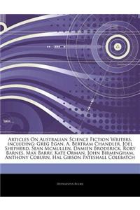 Articles on Australian Science Fiction Writers, Including