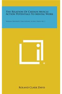 The Relation of Certain Muscle Action Potentials to Mental Work