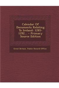 Calendar of Documents Relating to Ireland