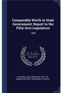 Comparable Worth in State Government