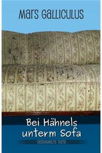 Bei Haehnels unterm Sofa