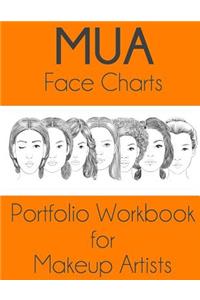 MUA Face Charts Portfolio Workbook for Makeup Artists