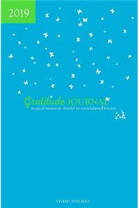 2019 Gratitude Journal - Miami Blue