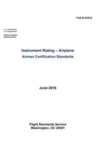 Instrument Rating - Airplane Airman Certification Standards