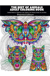 The Best Of Animals Adult Coloring Book