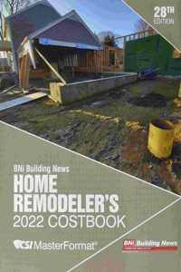 Bni 2022 Home Remodeler's Costbook(bni)