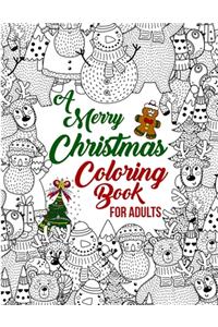 A Merry Christmas Coloring Book For Adults