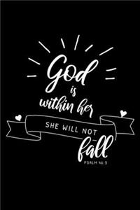 God is within Her She Will Not Fall