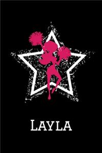 Layla Cheerleading Notebook