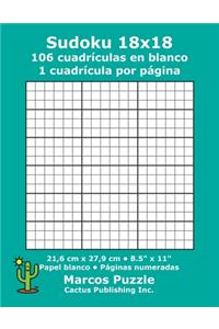 Sudoku 18x18 - 106 cuadrículas en blanco