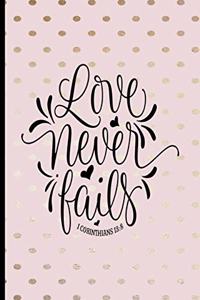 Love Never Fails 1 Corinthians 13