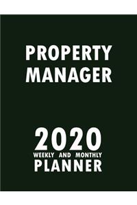 Property Manager 2020 Weekly and Monthly Planner