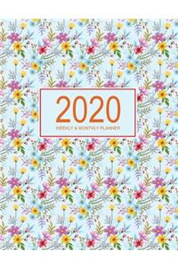 2020 Planner Weekly & Monthly 8.5x11 Inch