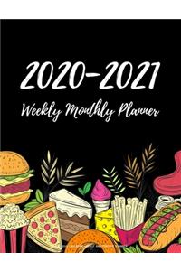 2020-2021 Calendar Weekly And Monthly Planner