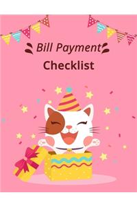 Bill Payment Checklist