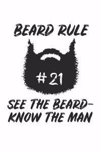 Beard Rule #21 See the Beard - know the Man