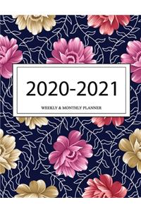 2020 - 2021 Weekly And Monthly Planner