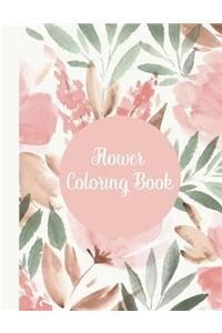 Flower Coloring Book