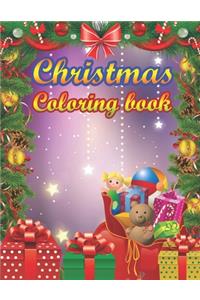 Christmas Coloring Book: a beautiful colouring book with Christmas designs on a black background, for gloriously vivid colours (Merry Christmas (Christmas designs on a black