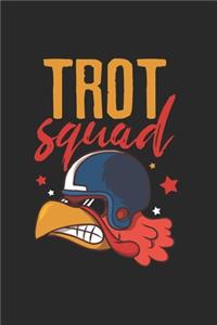 Thanksgiving Trot Squad Turkey Notebook
